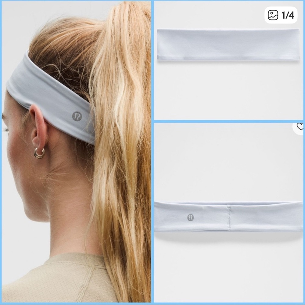 Lululemon Light Blue Headband | Women's Luxtreme Training Headband